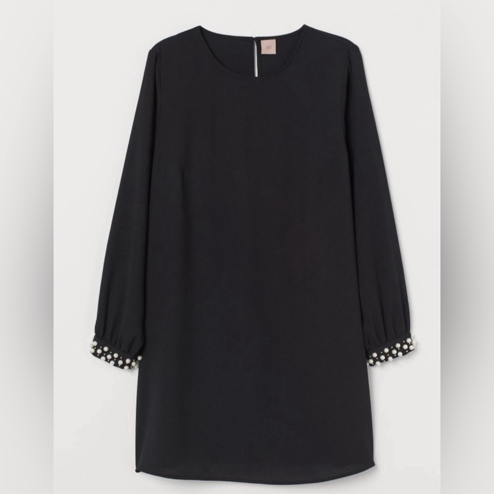 Pearl cuff shift dress H&M